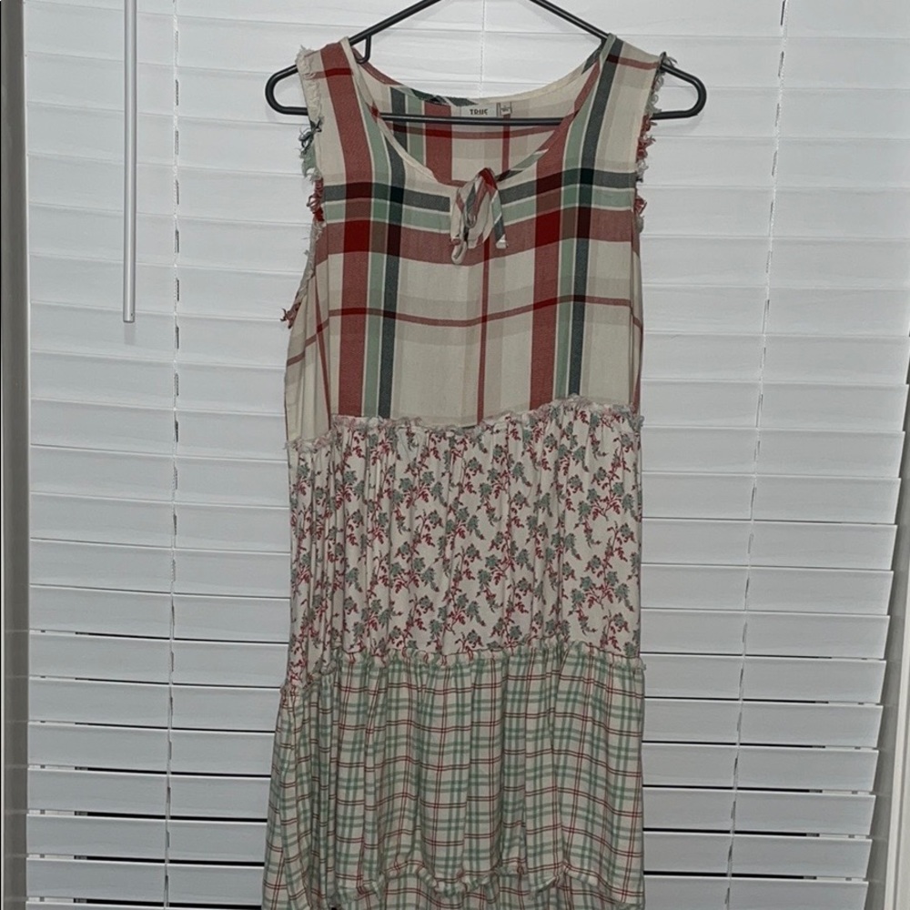 True Craft pattern block midi dress